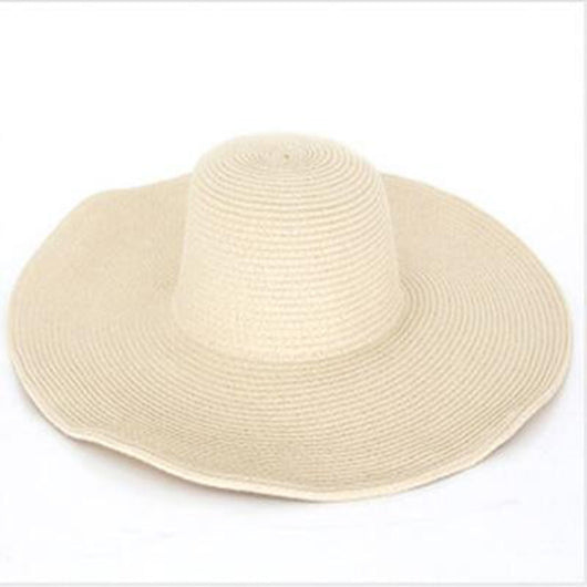 Sombrero de Paja Protector Solar Coreano - Ideal para Playa y Paseos de Verano - Image 12