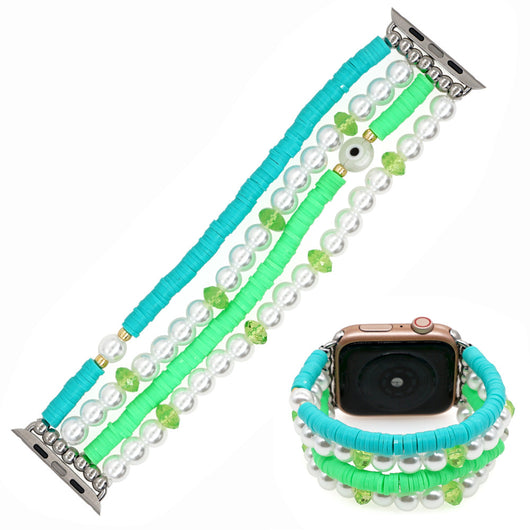 Correa de Reloj con Perlas de Vidrio y Cerámica Suave - Image 6