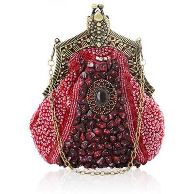 Bolso de Noche Vintage con Cuentas Brillantes - Image 23