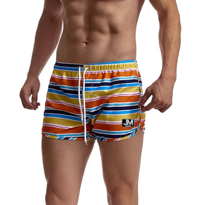 Pantalones Cortos de Playa con Estampado Arcoíris para Hombre - Image 19