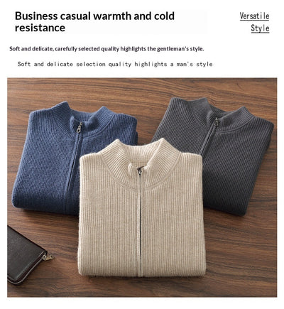 Suéter de Cachemira para Hombre Grueso y Elegante - Image 18