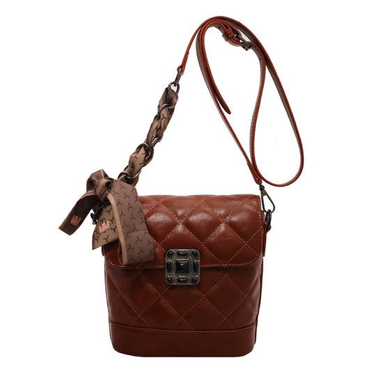 Bolso Bucket Retro con Textura Occidental para Mujer - Image 4