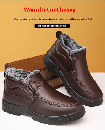 Zapatos de Invierno Acolchados para Adultos Mayores - Antideslizantes e Impermeables - Image 9