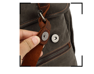 Mochila Escolar Impermeable con Tratamiento de Cera - Image 11