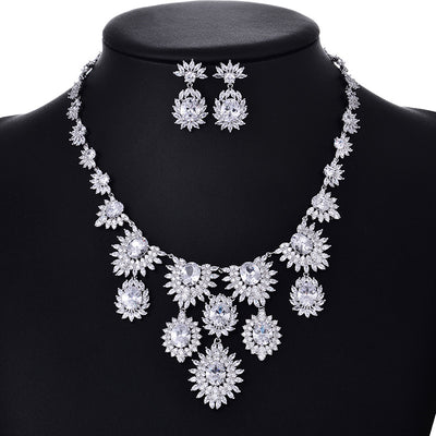 Conjunto de Joyería Nupcial con Zirconias de Colores - Image 9