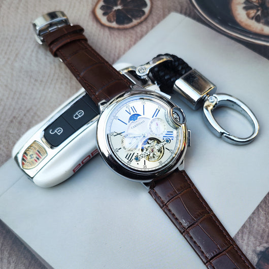 Reloj Automático Tourbillon para Hombre - Movimiento Mecánico de Precisión - Image 7