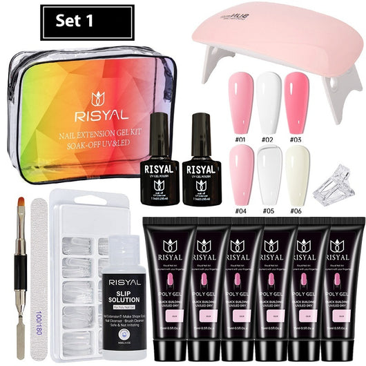 Set Completo de Esmalte UV con Pegamento Extendido sin Papel - Image 8