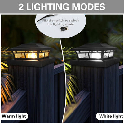 Lámpara Solar para Pilares de Jardín - Iluminación Exterior Automática - Image 12
