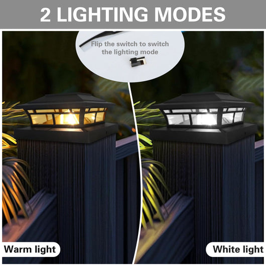 Lámpara Solar para Pilares de Jardín - Iluminación Exterior Automática - Image 12