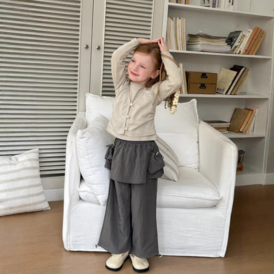 Pantalones Infantiles Cómodos y Holgados con Diseño Funcional - Image 4