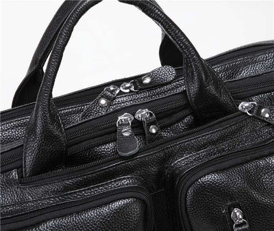 Bolso Multifuncional de Cuero para Hombre - Image 14
