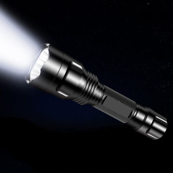Linterna LED Recargable de Aluminio con Enfoque Fijo para Emergencias y Aventuras Outdoor
