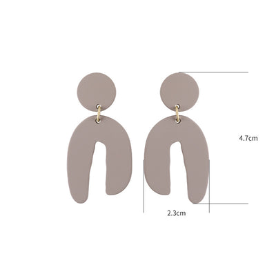 Aretes de Arcilla Cerámica con Acabado Goma Cremosa - Image 15
