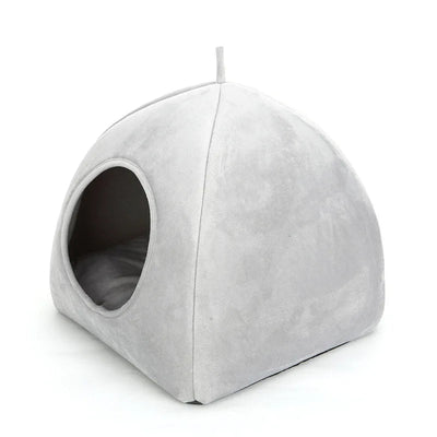 Cama Semiencerrada para Mascotas de Algodón - Nido Cálido Protector - Image 11