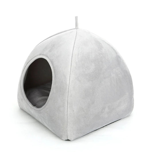 Cama Semiencerrada para Mascotas de Algodón - Nido Cálido Protector - Image 11