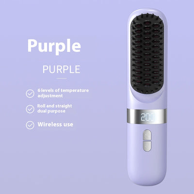 Peine Alisador Iónico Portátil con Carga Inalámbrica - Image 4