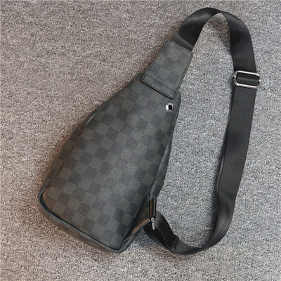 Bolsa Bandolera Cuadros para Hombre - Mochila de Pecho y Maletín - Image 9