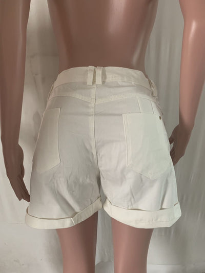 Shorts de Mezclilla Elástica con Acabado Desgastado - Image 12