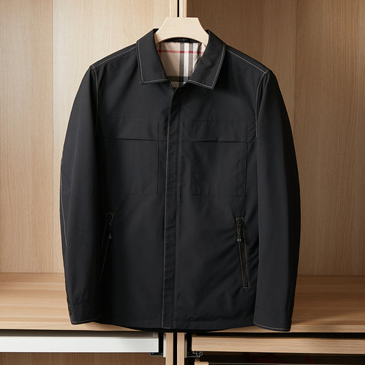 Chaqueta Casual Elegante para Hombre Maduro - Image 3
