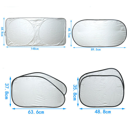 Cortina Térmica para Auto con Tela Plateada Reflectante - Image 10