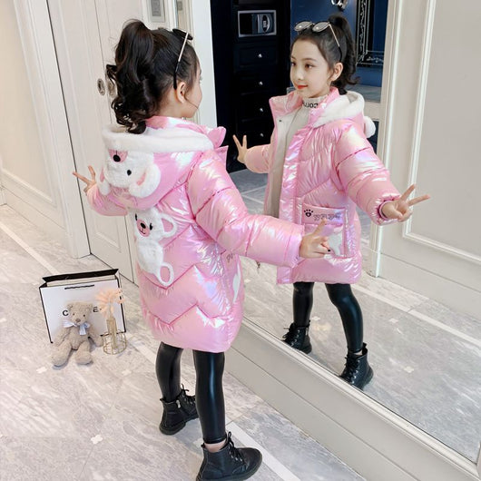 Chaqueta Acolchada Infantil con Relleno de Plumón - Calidez y Comodidad - Image 10