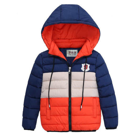 Chaqueta Infantil de Rayas en Algodón y Seda - Diseño Neutro