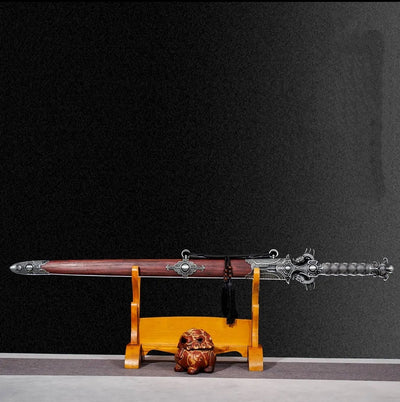 Espada Lilong de Acero Manganeso Forjada de Una Pieza - Pieza de Colección Premium - Image 3