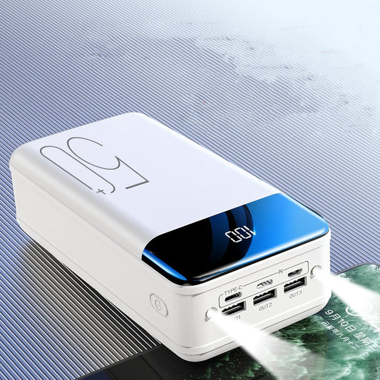 Banco de Carga 50000 mAh con Triple Entrada y Salida - Carga Rápida