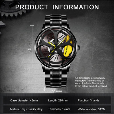Reloj de Acero Inoxidable para Hombre con Esfera Luminosa - Image 26
