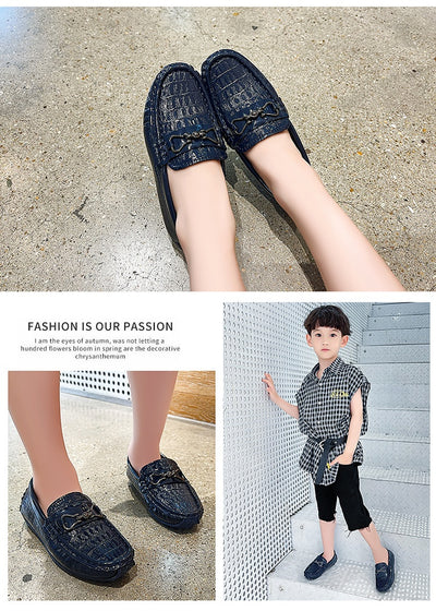 Zapatos de Cuero Estilo Británico para Niños Step On - Image 30