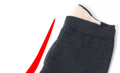 Pantalones Térmicos Cálidos de Cintura y Rodilla en Piel de Armiño - Image 9