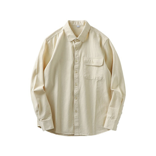 Camisa Blanca de Algodón Premium para Hombre con Bolsillos - Image 4