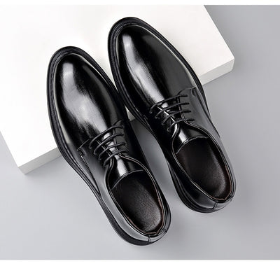 Zapatos de Cuero para Hombre - Elegancia Formal para Bodas y Eventos - Image 10