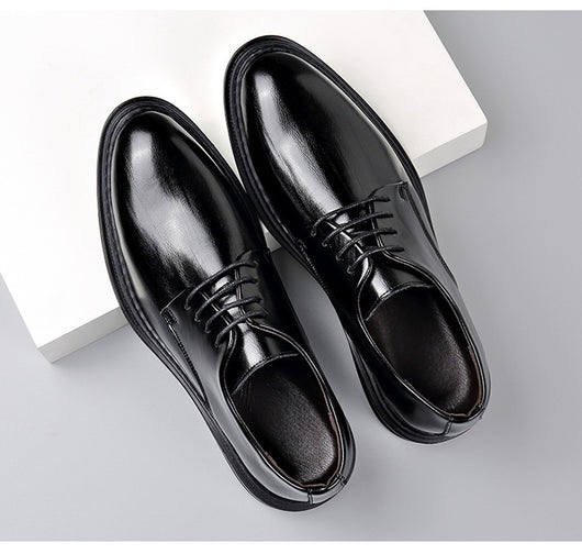 Zapatos de Cuero para Hombre - Elegancia Formal para Bodas y Eventos - Image 10