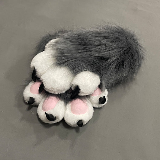 Guantes Peluche Garras de Gato Coloridos y Adorables - Image 4