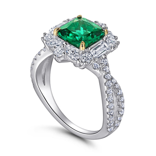 Anillo de Compromiso Abuela Princesa - Diseño Europeo y Americano - Image 8