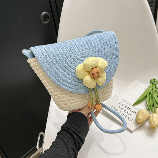 Bolsa de Paja con Flores para Mujer - Estilo Verano - Image 20