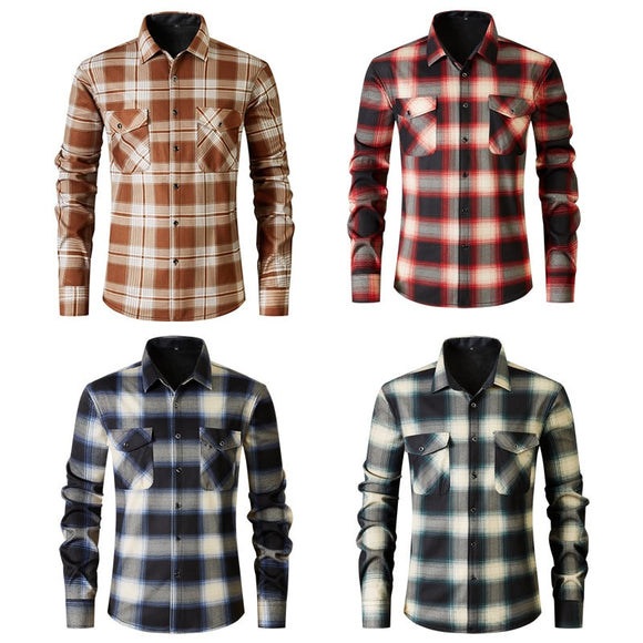 Cardigan Casual de Algodón Acolchado para Hombre