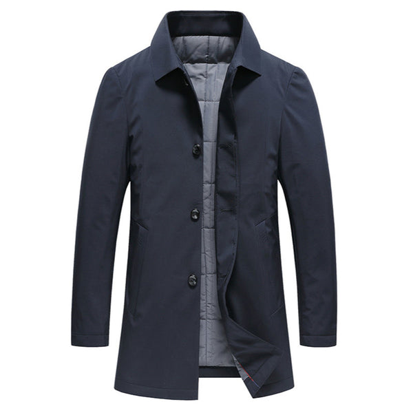 Cortavientos de Algodón Casual Talla Mediana