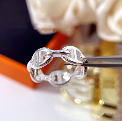Anillo de Pareja Minimalista Brillante para Dedo Índice - Image 6
