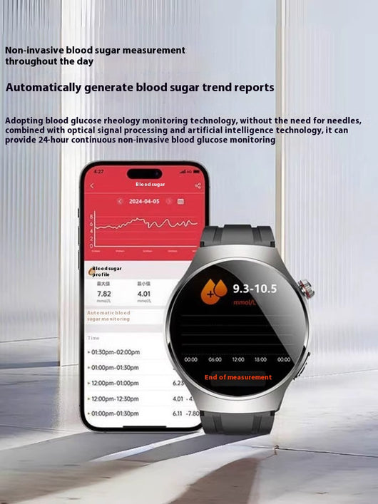 Pulsera Inteligente de Salud: Glucosa, ECG, Presión Arterial y Frecuencia Cardíaca - Image 12