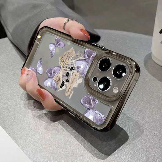 Funda Mariposa Púrpura Estilo Instagram - Protección Silicona - Image 10