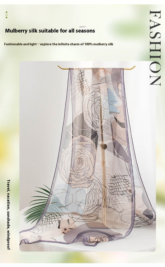 Pañuelo de Seda Mulberry Estampado para Mujer - Image 18