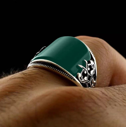 Anillo para Hombre con Diseño Vintage Grabado - Image 2