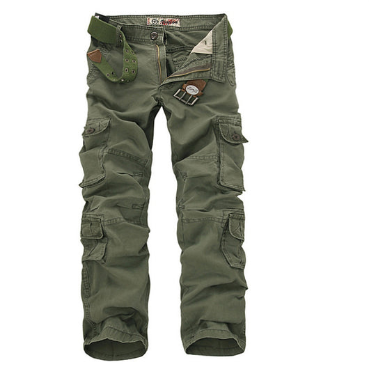 Pantalones de Trabajo Multibolsillos XL - Casuales Cómodos para Hombre - Image 7