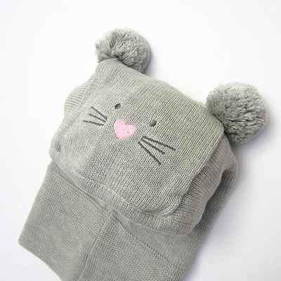Set de Gorros Tejidos para Niños - Diseño Calicó Otoño e Invierno - Image 22