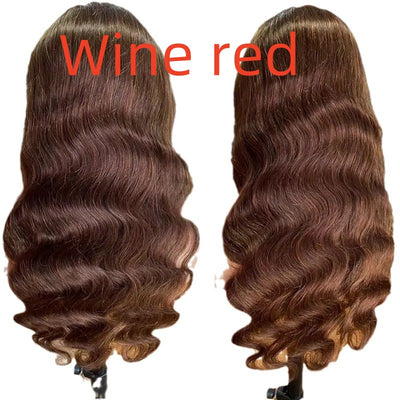 Peluca Larga Ondulada Marrón - Cobertura Completa de Cabello Rizado - Image 9