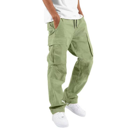 Pantalones Casuales con Múltiples Bolsillos y Cordón Ajustable - Image 17
