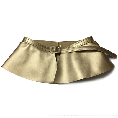 Cinturón Elástico Mujer con Patrón de Lichi y Volantes - Ajustable y Versátil - Image 3