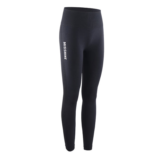 Pantalones Deportivos Ajustados de Cintura Alta con Elástico Transpirable - Image 3